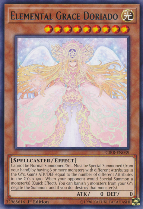 Elemental Grace Doriado [CIBR-EN039] Rare Yu-Gi-Oh!