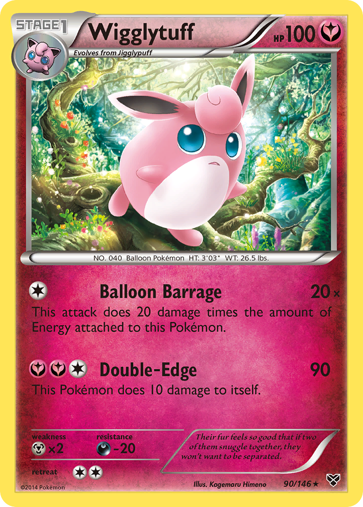 Wigglytuff (90/146) [XY: Base Set] Pokémon