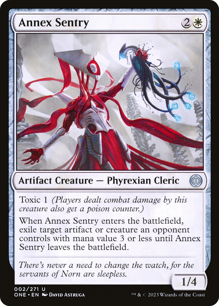 Annex Sentry [Phyrexia: All Will Be One] Magic: The Gathering