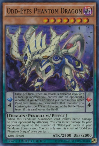 Odd-Eyes Phantom Dragon [YA01-EN001] Ultra Rare Yu-Gi-Oh!