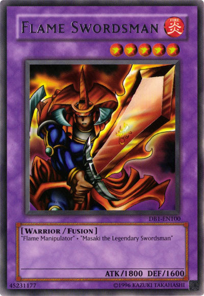 Flame Swordsman [DB1-EN100] Rare Yu-Gi-Oh!