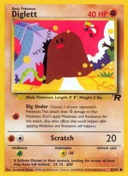 Diglett (52/82) [Team Rocket Unlimited] Pokémon