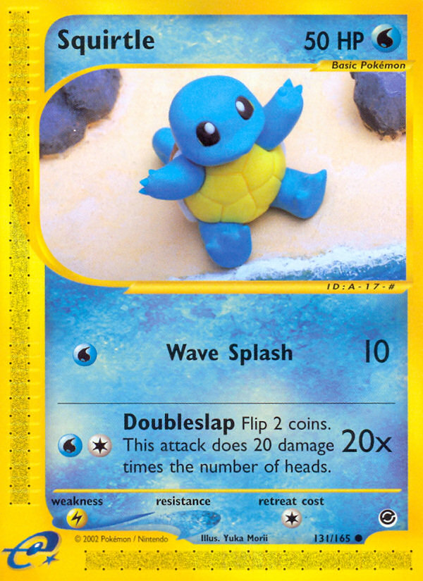 Squirtle (131/165) [Expedition: Base Set] Pokémon