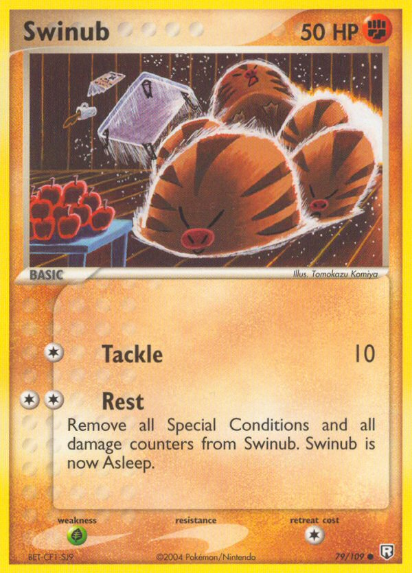 Swinub (79/109) [EX: Team Rocket Returns] Pokémon