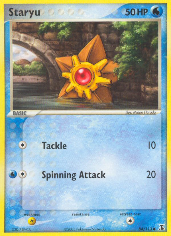 Staryu (84/113) [EX: Delta Species] Pokémon