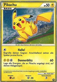 Pikachu (PW6) (German) [Pikachu World Collection Promos] Pokémon