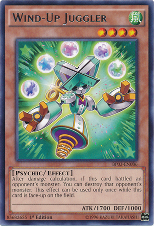 Wind-Up Juggler [BP03-EN086] Rare Yu-Gi-Oh!