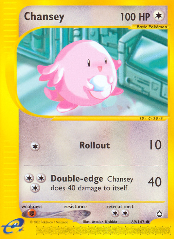 Chansey (69/147) [Aquapolis] Pokémon