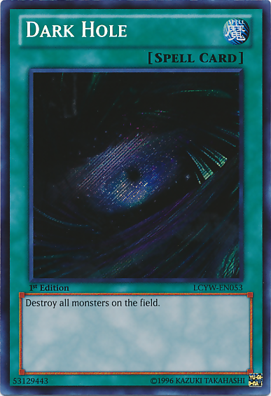 Dark Hole [LCYW-EN053] Secret Rare Yu-Gi-Oh!