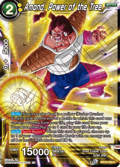 Amond, Power of the Tree (BT15-109) [Saiyan Showdown] Dragon Ball Super