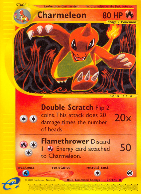 Charmeleon (73/165) [Expedition: Base Set] Pokémon