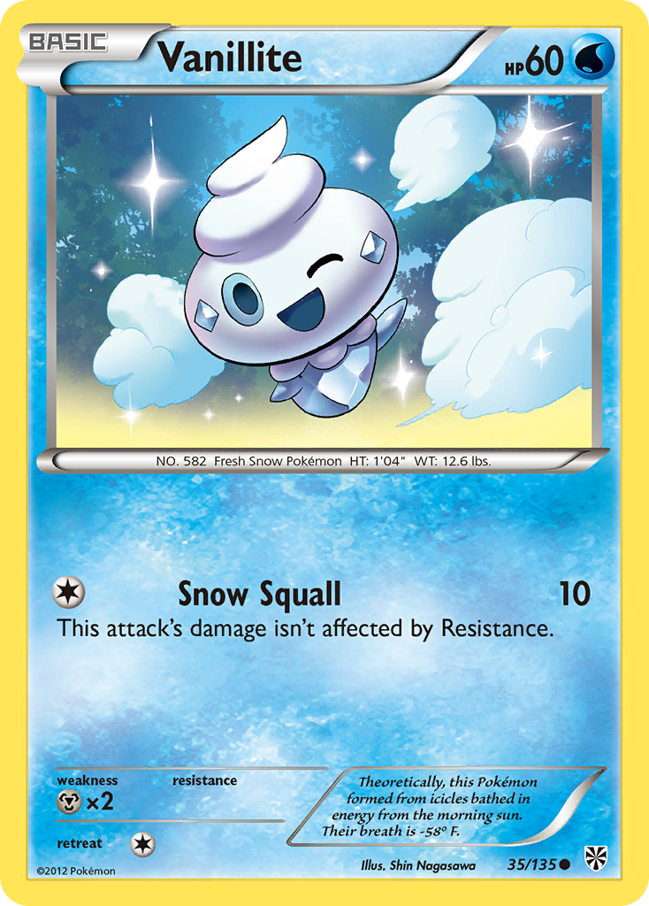 Vanillite (35/135) [Black & White: Plasma Storm] Pokémon