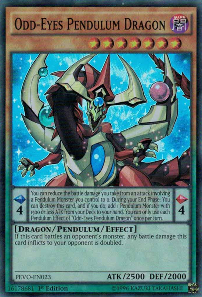 Odd-Eyes Pendulum Dragon [PEVO-EN023] Super Rare Yu-Gi-Oh!