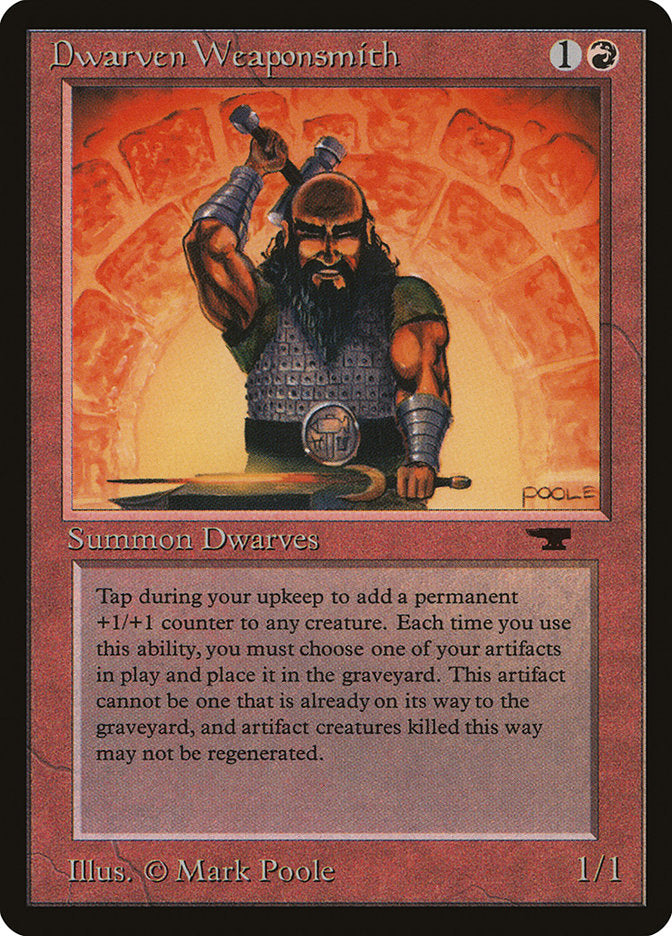 Dwarven Weaponsmith [Antiquities] Magic: The Gathering