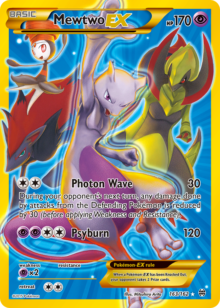 Mewtwo EX (163/162) [XY: BREAKthrough] Pokémon