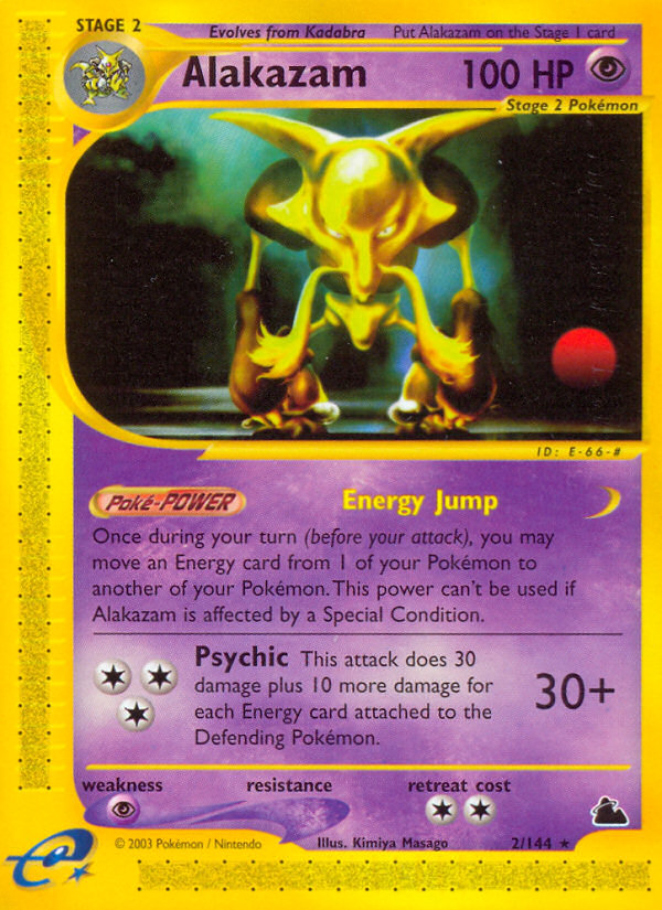 Alakazam (2/144) [Skyridge] Pokémon