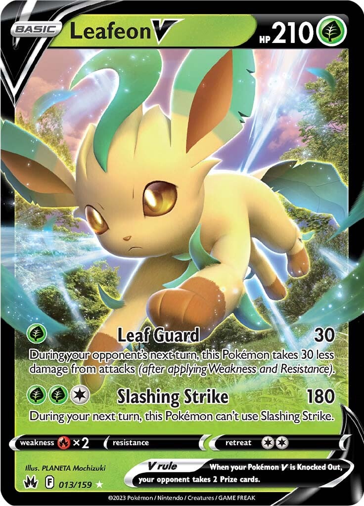 Leafeon V (013/159) [Sword & Shield: Crown Zenith] Pokémon