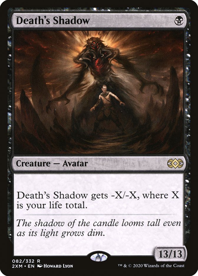 Death's Shadow [Double Masters] Magic: The Gathering