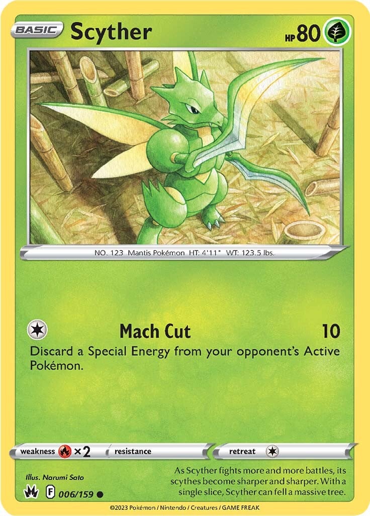 Scyther (006/159) [Sword & Shield: Crown Zenith] Pokémon