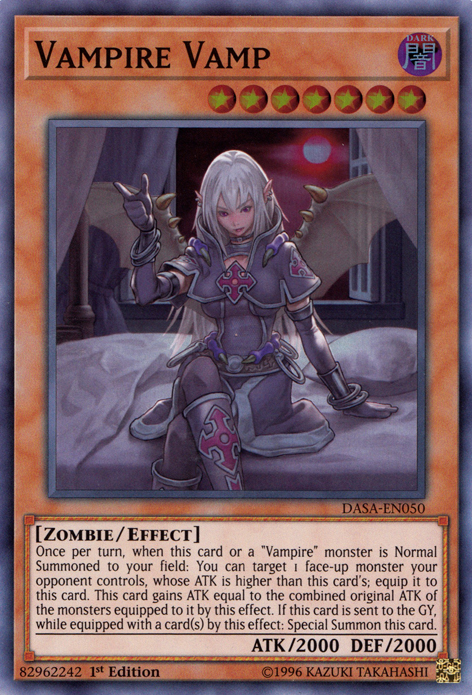 Vampire Vamp [DASA-EN050] Super Rare Yu-Gi-Oh!