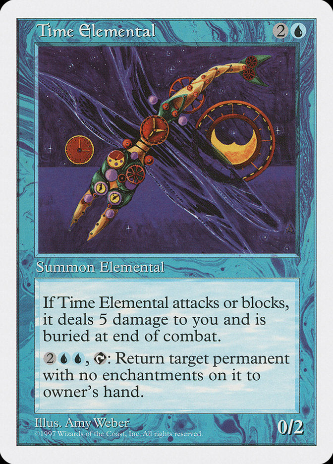 Time Elemental [Fifth Edition] Magic: The Gathering