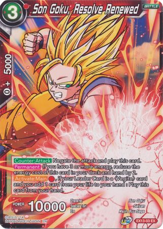 Son Goku, Resolve Renewed (EX13-03) [Special Anniversary Set 2020] Dragon Ball Super