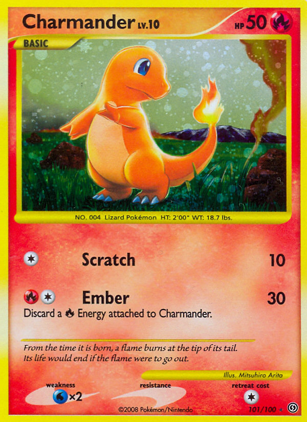 Charmander (101/100) [Diamond & Pearl: Stormfront] Pokémon