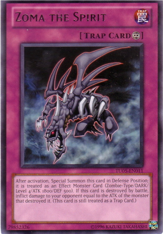 Zoma the Spirit [TU05-EN011] Rare Yu-Gi-Oh!