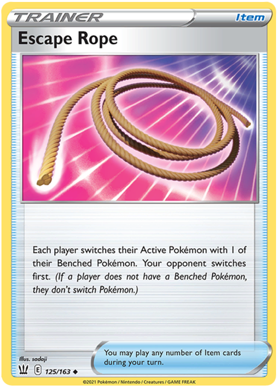 Escape Rope (125/163) [Sword & Shield: Battle Styles] Pokémon
