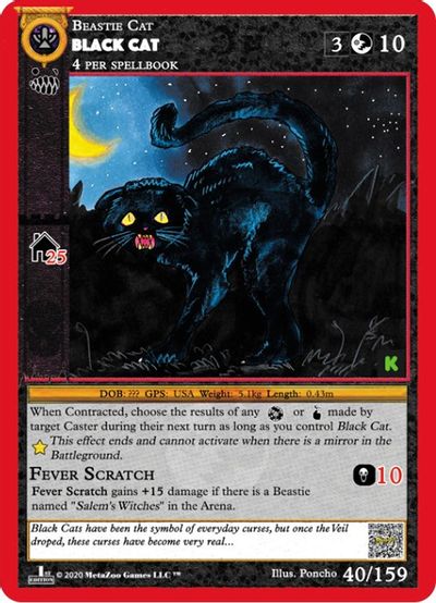 Black Cat [Cryptid Nation: Kickstarter Edition] Metazoo