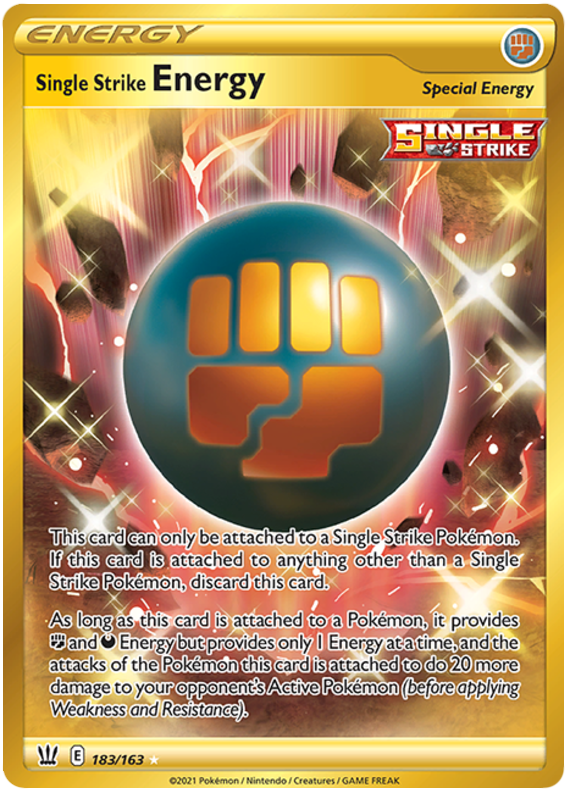 Single Strike Energy (183/163) [Sword & Shield: Battle Styles] Pokémon