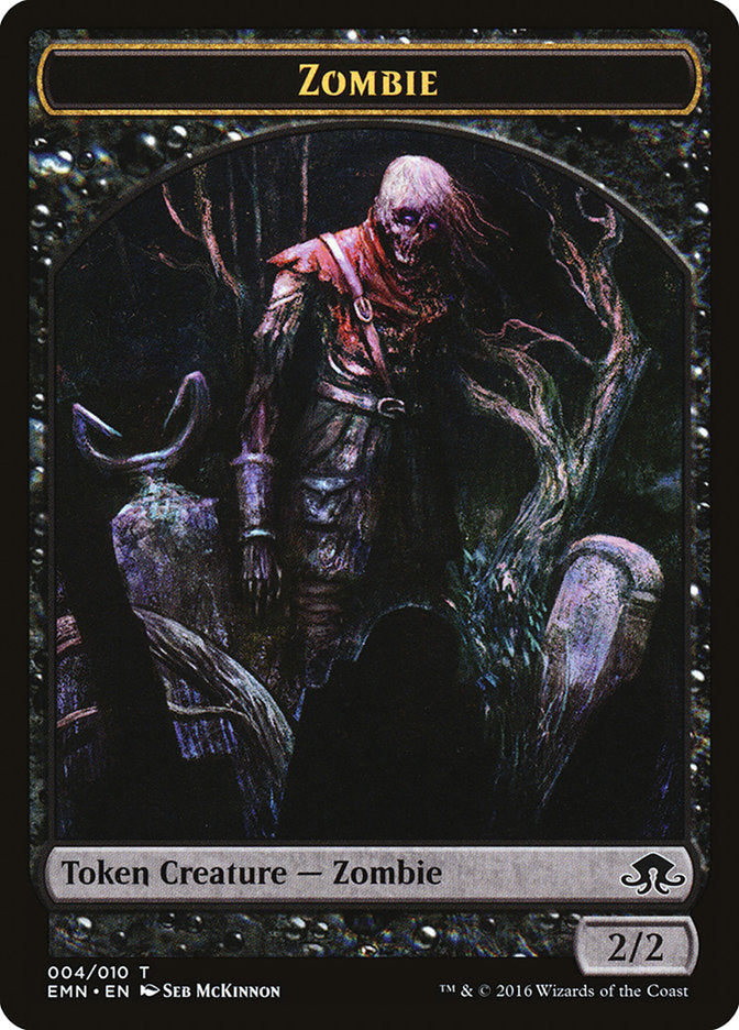 Zombie Token (004/010) [Eldritch Moon Tokens] Magic: The Gathering