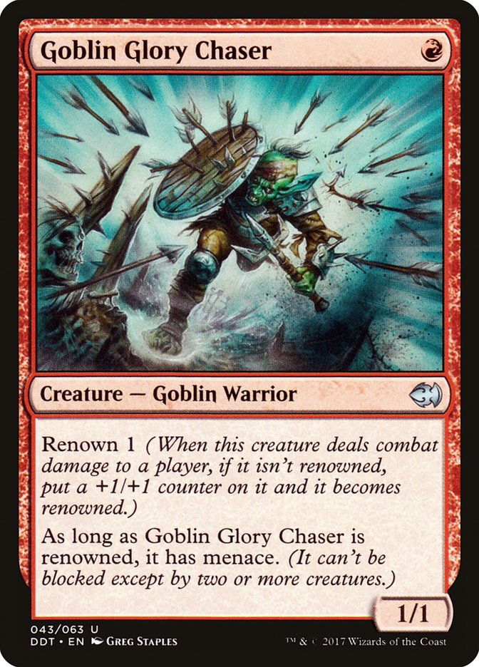 Goblin Glory Chaser [Duel Decks: Merfolk vs. Goblins] Magic: The Gathering