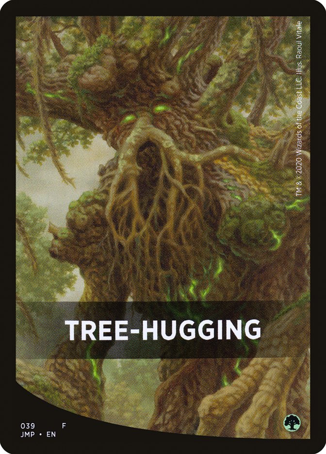 Tree-Hugging Theme Card [Jumpstart Front Cards] Magic: The Gathering
