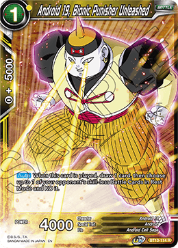 Android 19, Bionic Punisher Unleashed (Rare) (BT13-114) [Supreme Rivalry] Dragon Ball Super