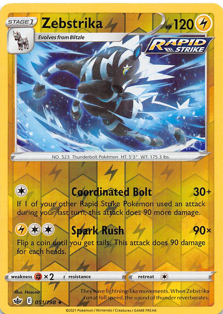 Zebstrika (051/198) [Sword & Shield: Chilling Reign] Pokémon
