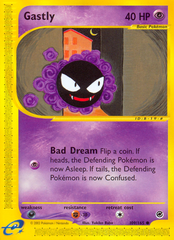 Gastly (109/165) [Expedition: Base Set] Pokémon