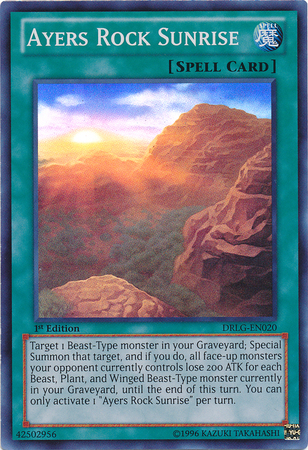 Ayers Rock Sunrise [DRLG-EN020] Super Rare Yu-Gi-Oh!