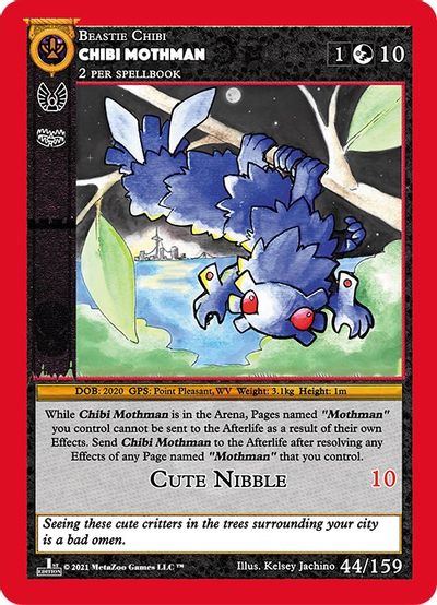 Chibi Mothman [Cryptid Nation: First Edition] Metazoo