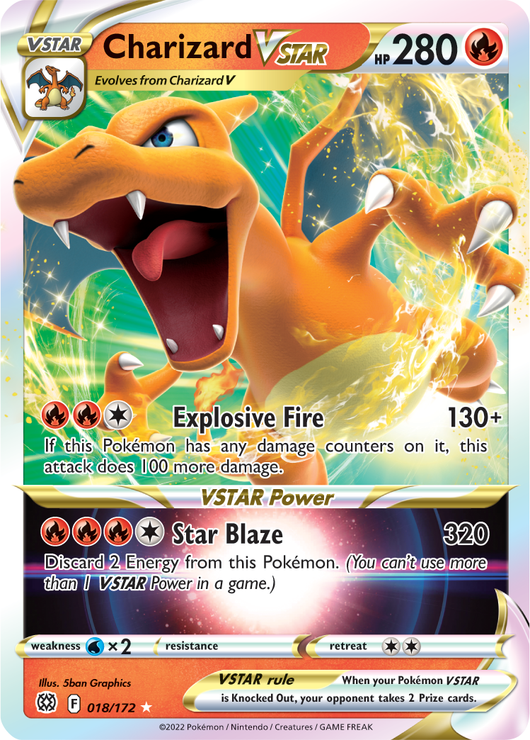 Charizard VSTAR (018/172) [Sword & Shield: Brilliant Stars] Pokémon