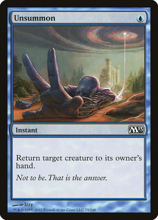 Unsummon [Magic 2013] Magic: The Gathering