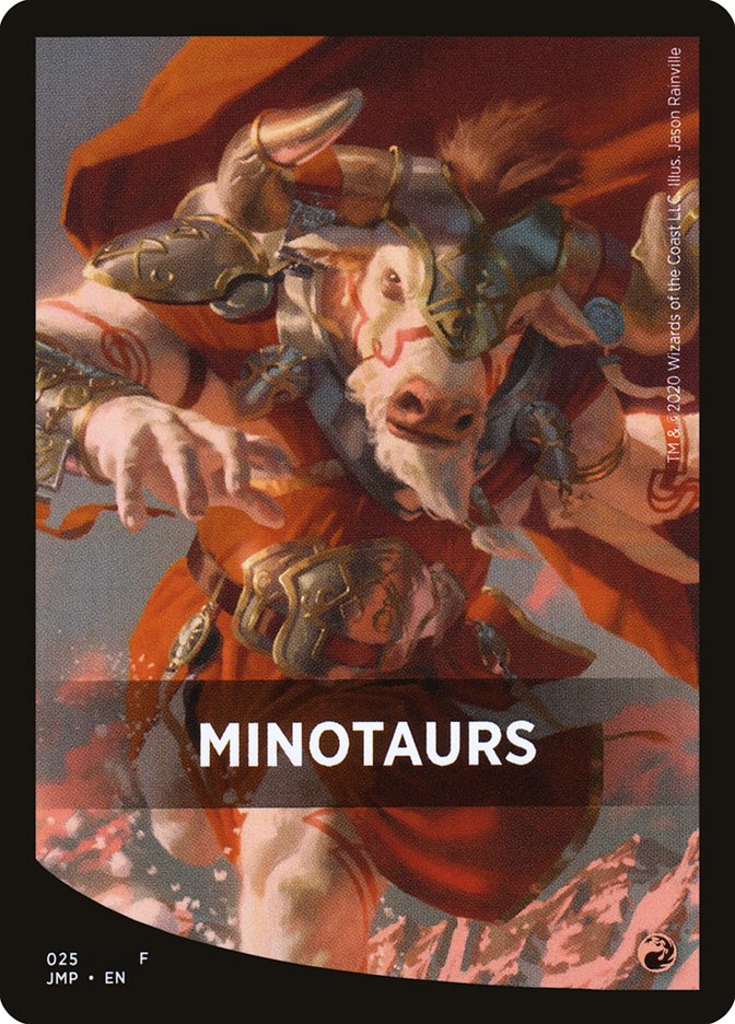 Minotaurs Theme Card [Jumpstart Front Cards] Magic: The Gathering