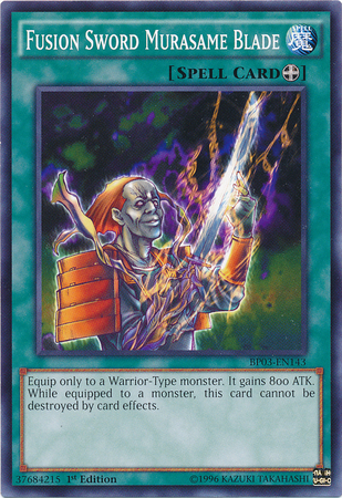 Fusion Sword Murasame Blade [BP03-EN143] Common Yu-Gi-Oh!