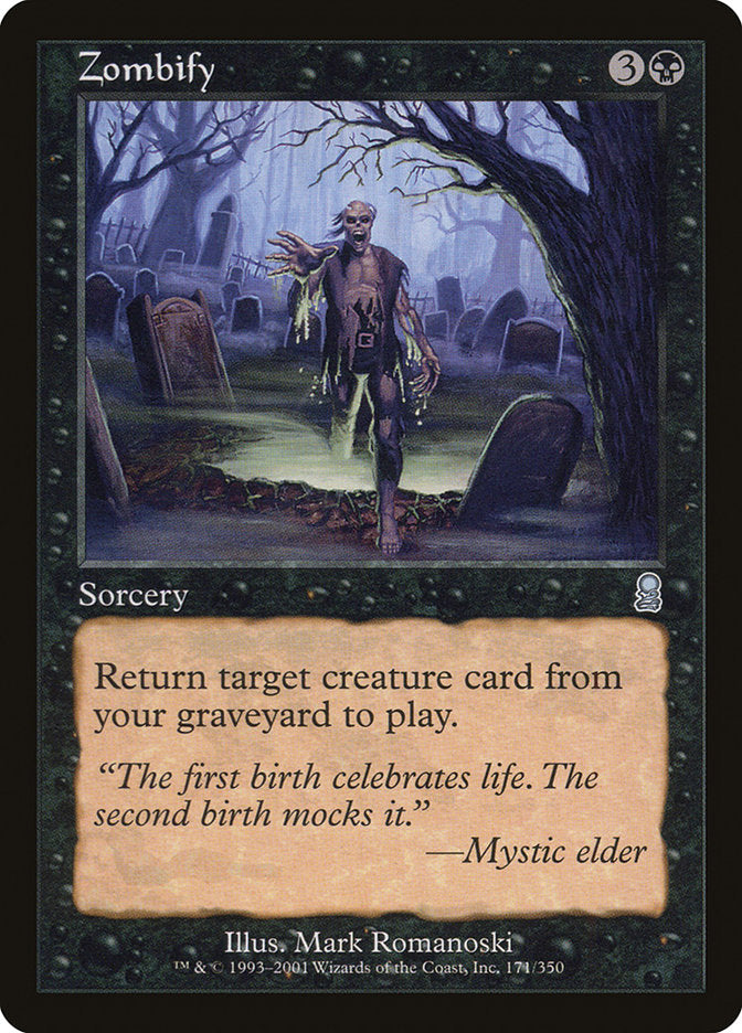 Zombify [Odyssey] Magic: The Gathering