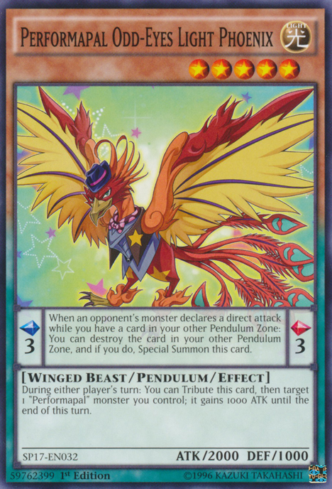 Performapal Odd-Eyes Light Phoenix [SP17-EN032] Common Yu-Gi-Oh!
