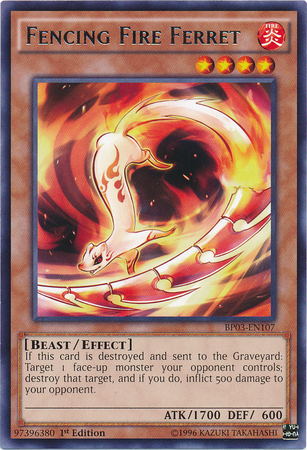 Fencing Fire Ferret [BP03-EN107] Rare Yu-Gi-Oh!