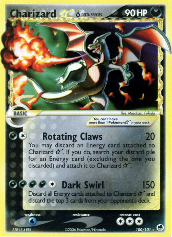 Charizard Star (100/101) (Delta Species) [EX: Dragon Frontiers] Pokémon