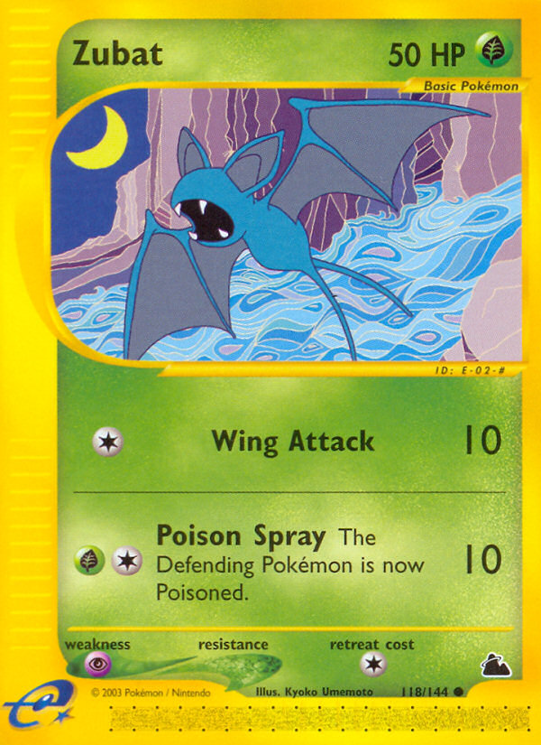 Zubat (118/144) [Skyridge] Pokémon