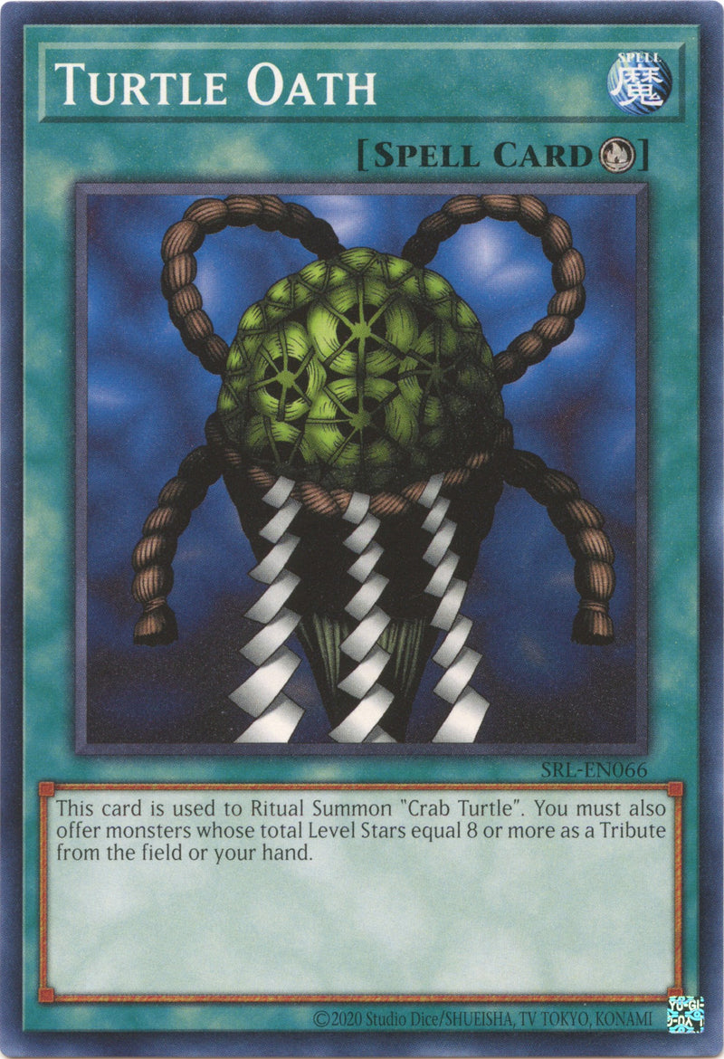 Turtle Oath (25th Anniversary) [SRL-EN066] Common Yu-Gi-Oh!