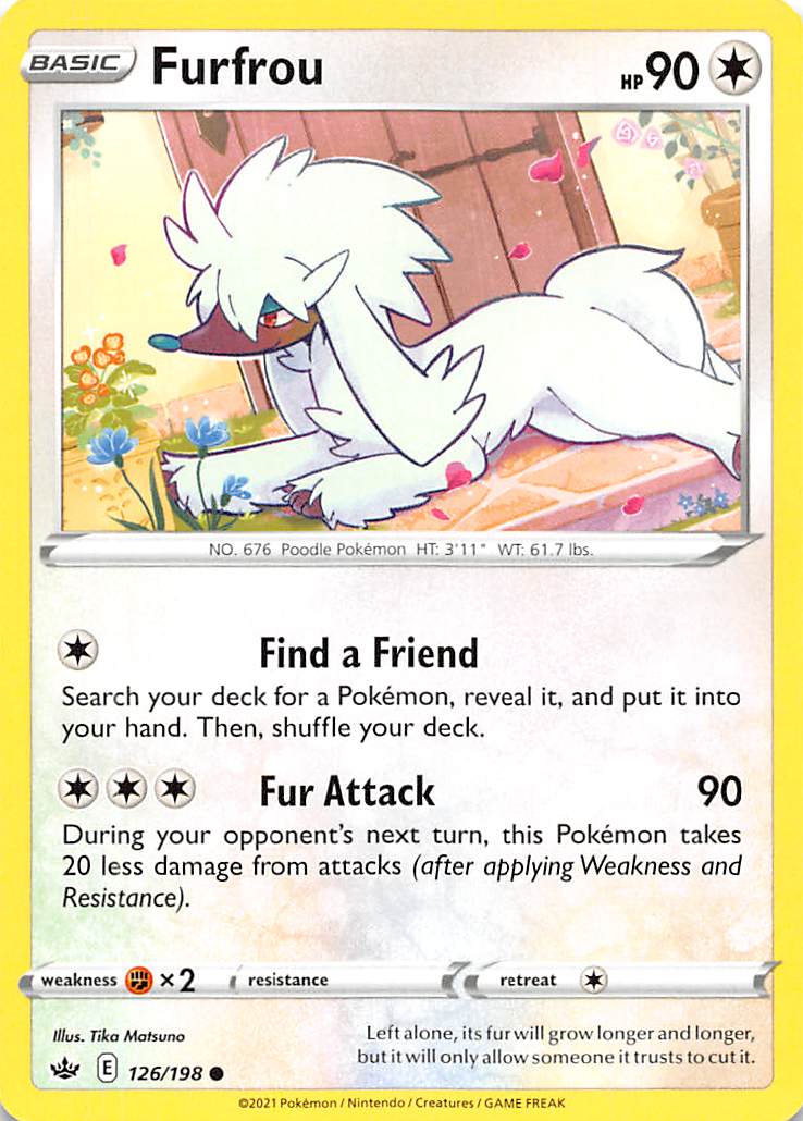 Furfrou (126/198) [Sword & Shield: Chilling Reign] Pokémon